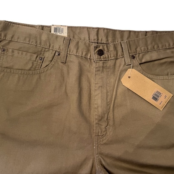 Levi’s 505 Regular Tan Straight Leg Jeans Men’s Classic Fit - Picture 2 of 5